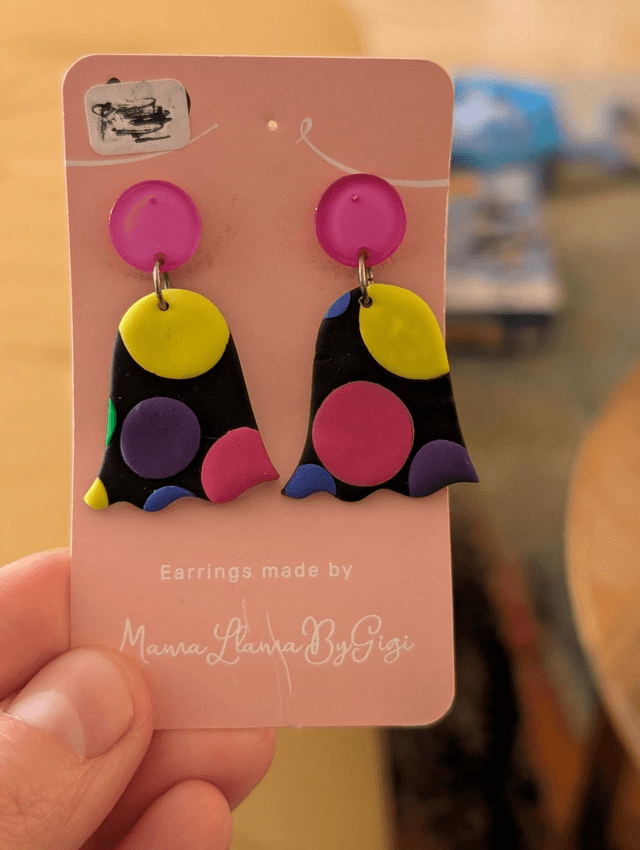 Halloween dangling earrings 