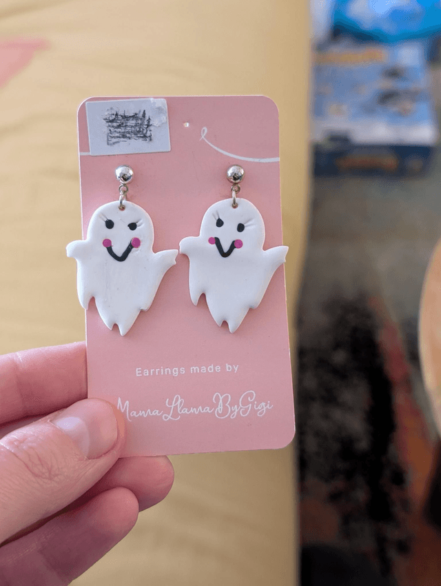 Halloween dangling earrings 