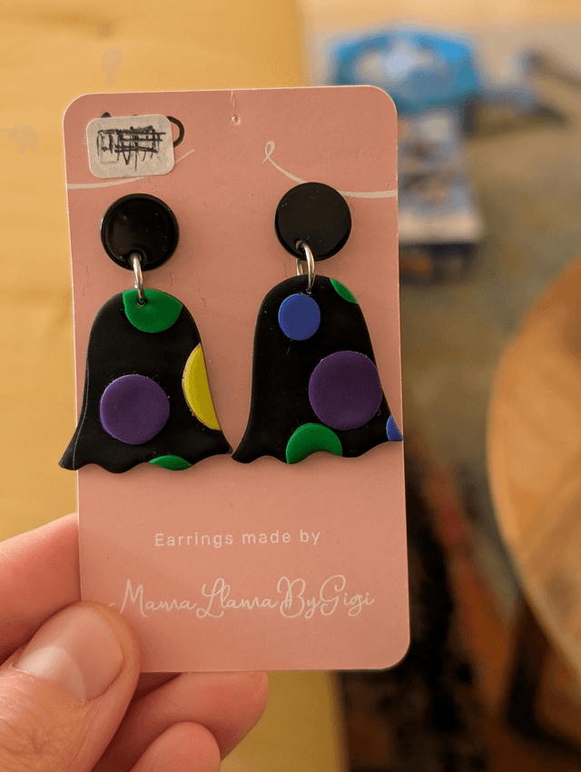 Halloween dangling earrings 